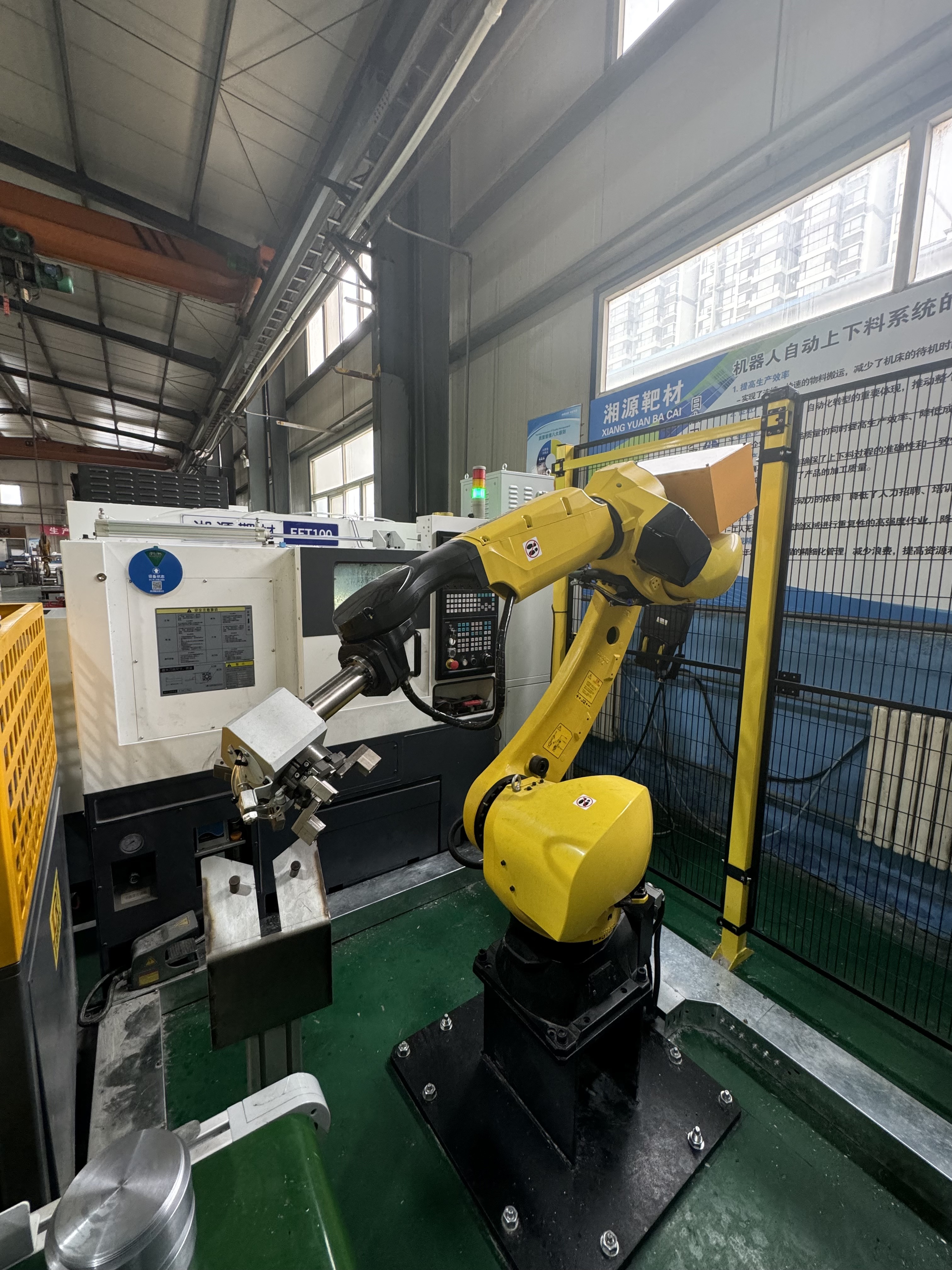 湘源靶材購入日本"FANUC"機器(qì)人(rén)自動化生(shēng)産線，引領科技(jì)創新新潮流